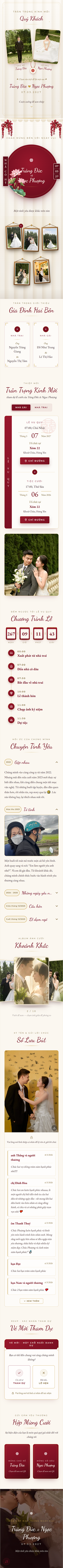 Mẫu thiệp cưới online Duyên dáng 03