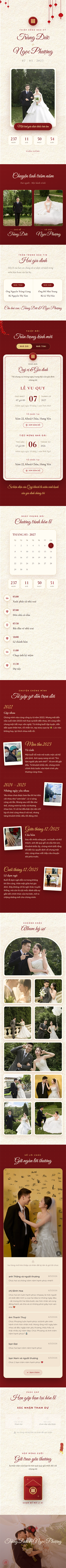 Mẫu thiệp cưới online Song hỷ